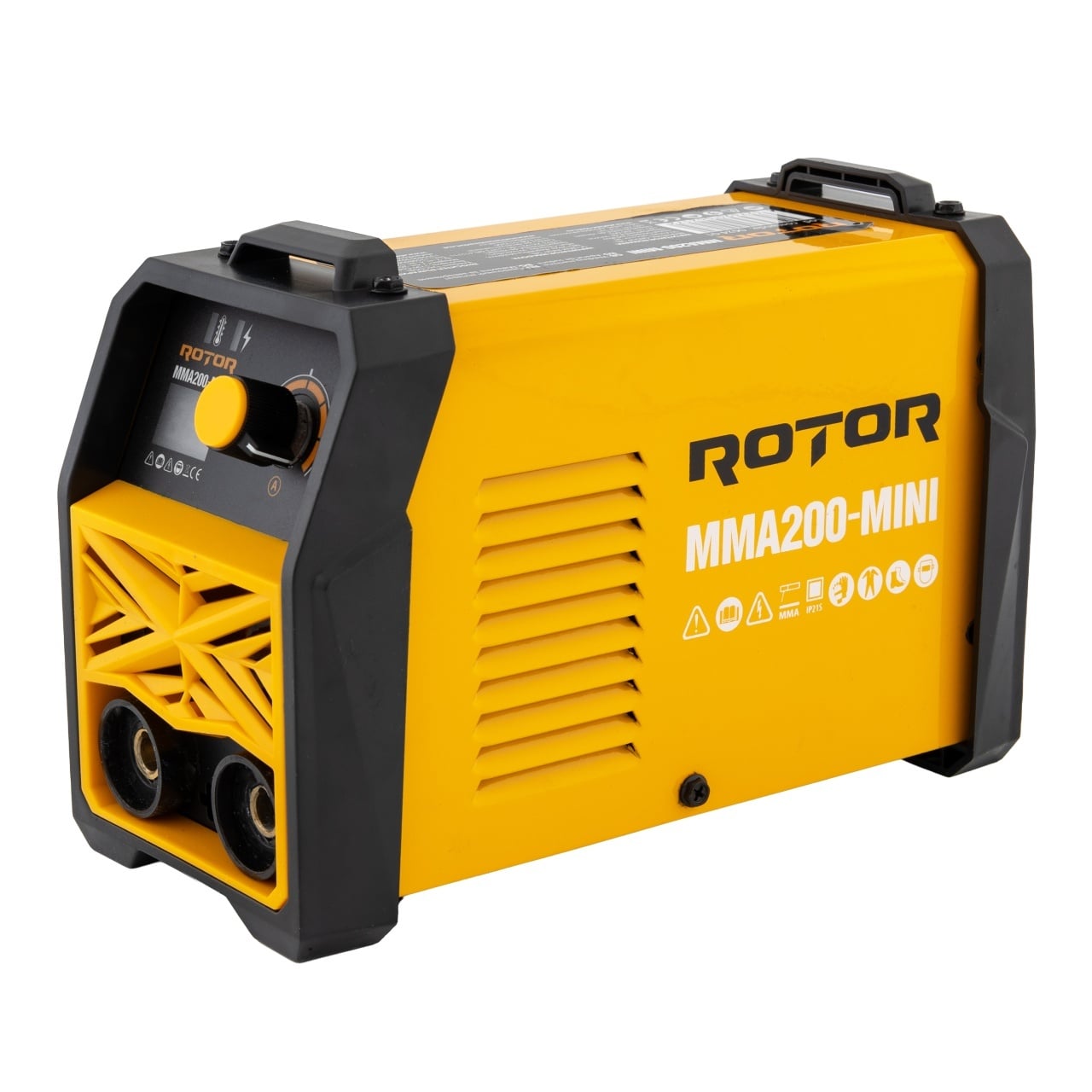 Aparat de sudură ROTOR MMA200 Mini, 200 A, LCD color — fotografia 3