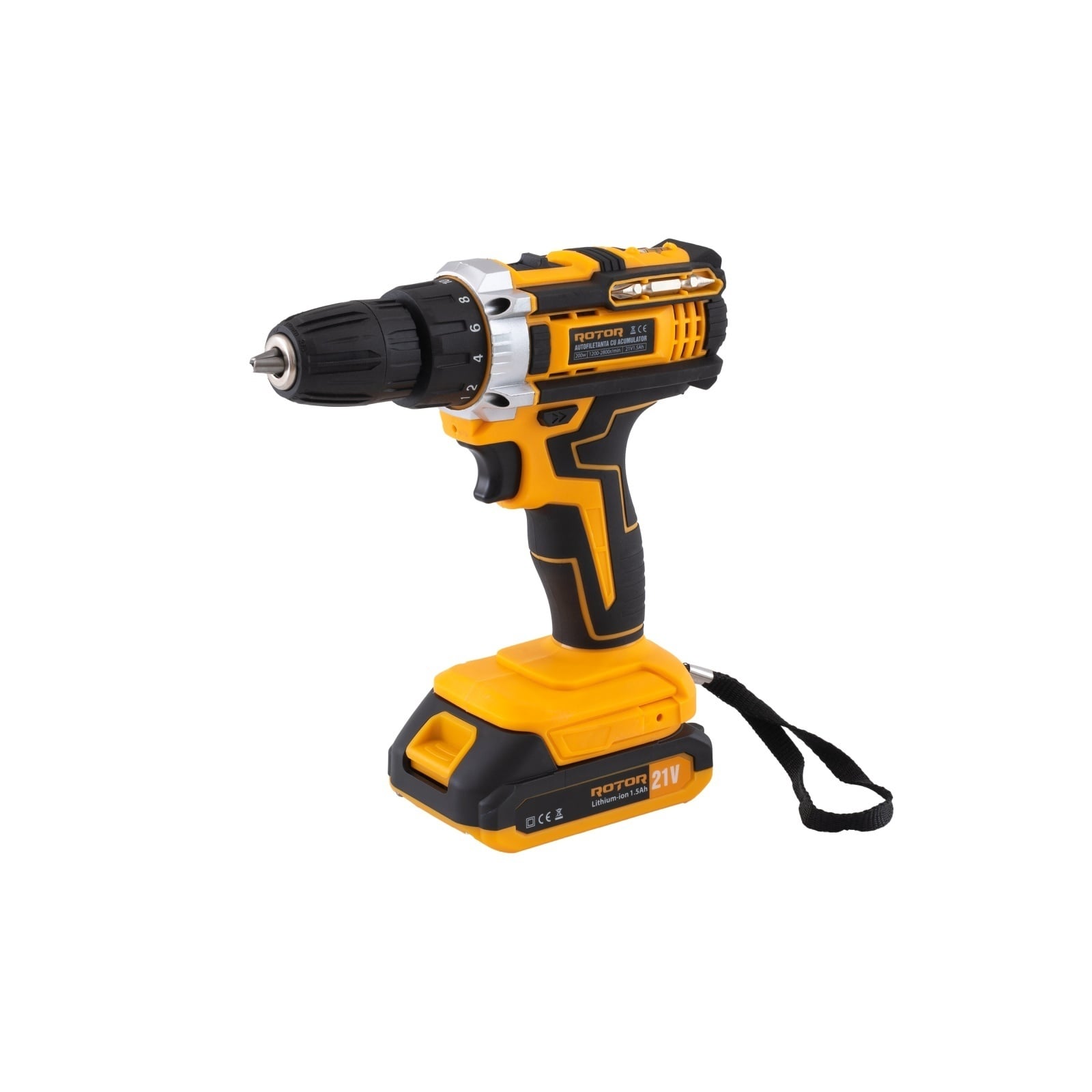 Set autofiletantă și scule ROTOR RSET-AP21, 21 V, 1,5 Ah — fotografia 2