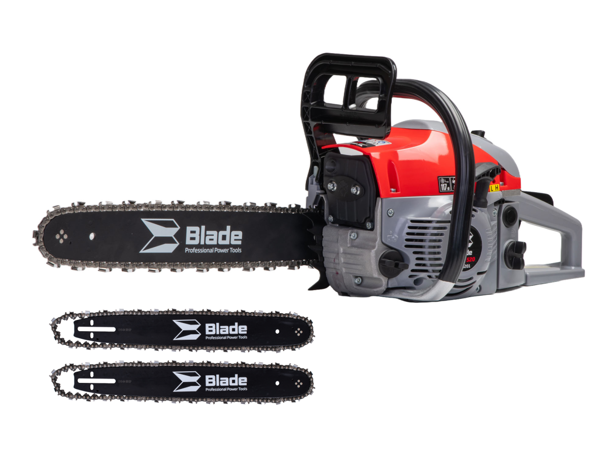 Drujbă BLADE Alpin 520, 52 cm³, două lame și două lanțuri — fotografia 1
