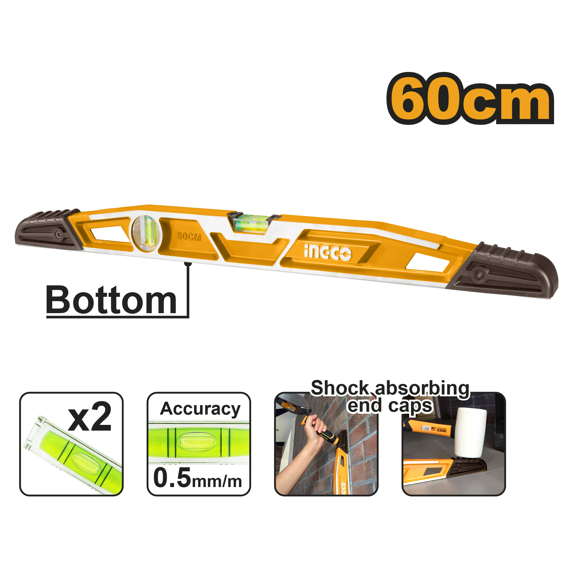Nivelă INGCO HBSL08060, 60 cm