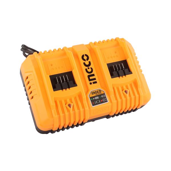 Încărcător dublu INGCO FCLI2034E, P20S, 20 V, 4 A