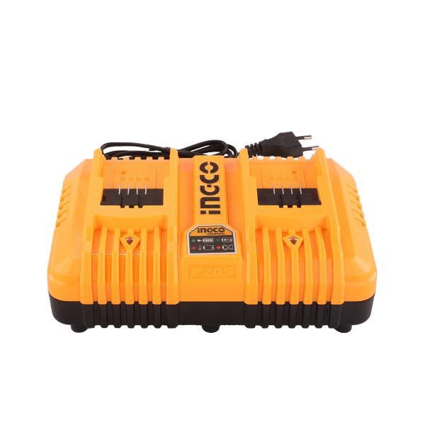 Încărcător dublu INGCO FCLI2034E, P20S, 20 V, 4 A