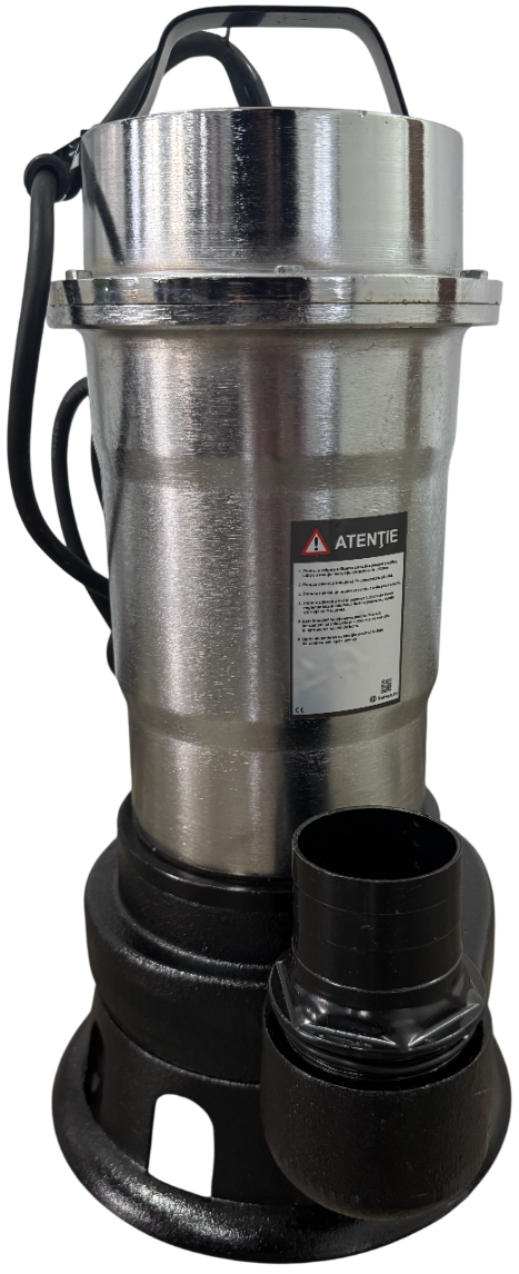 Pompă de apă murdară GrunWerk GW7517, inox, 1100 W, fără plutitor