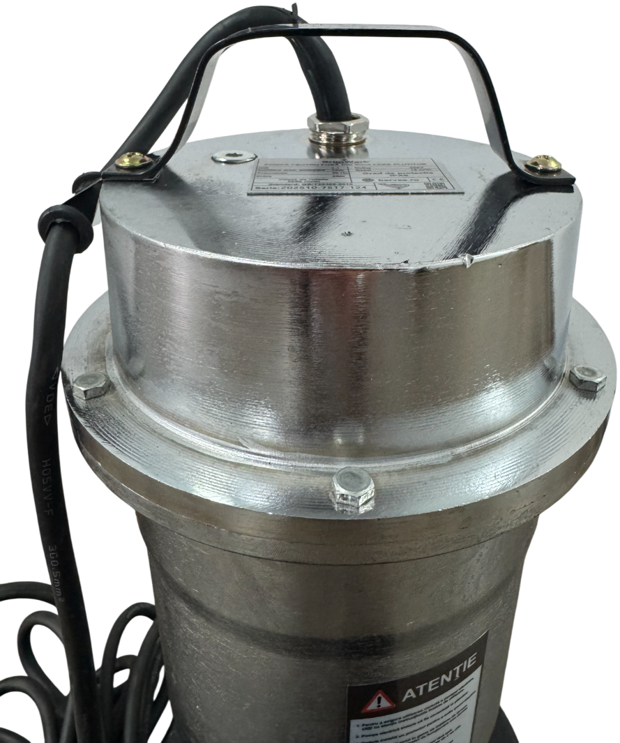 Pompă de apă murdară GrunWerk GW7517, inox, 1100 W, fără plutitor