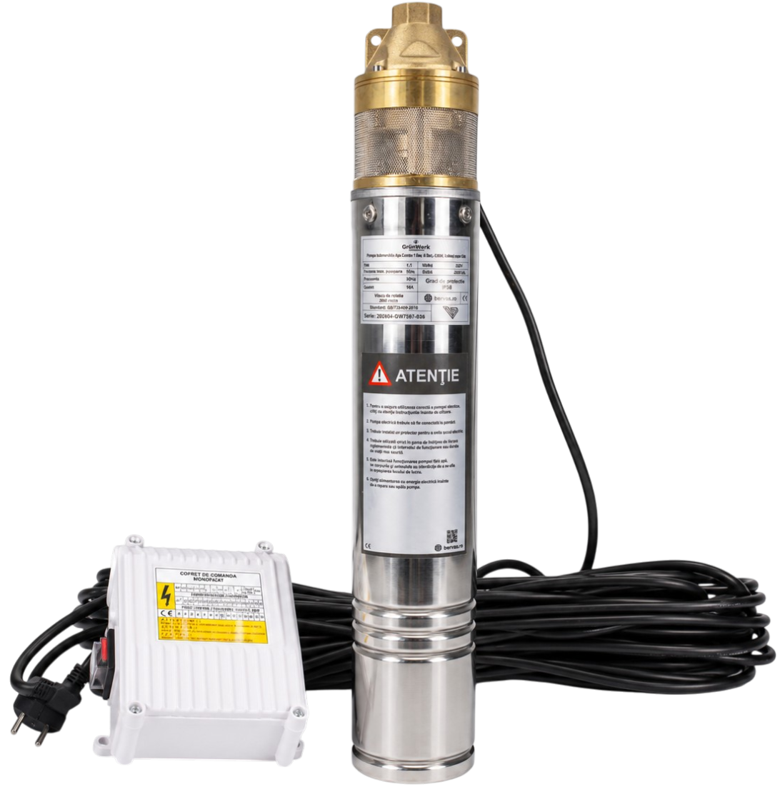 Pompă submersibilă GrunWerk GW7597 4SKM, 1100 W