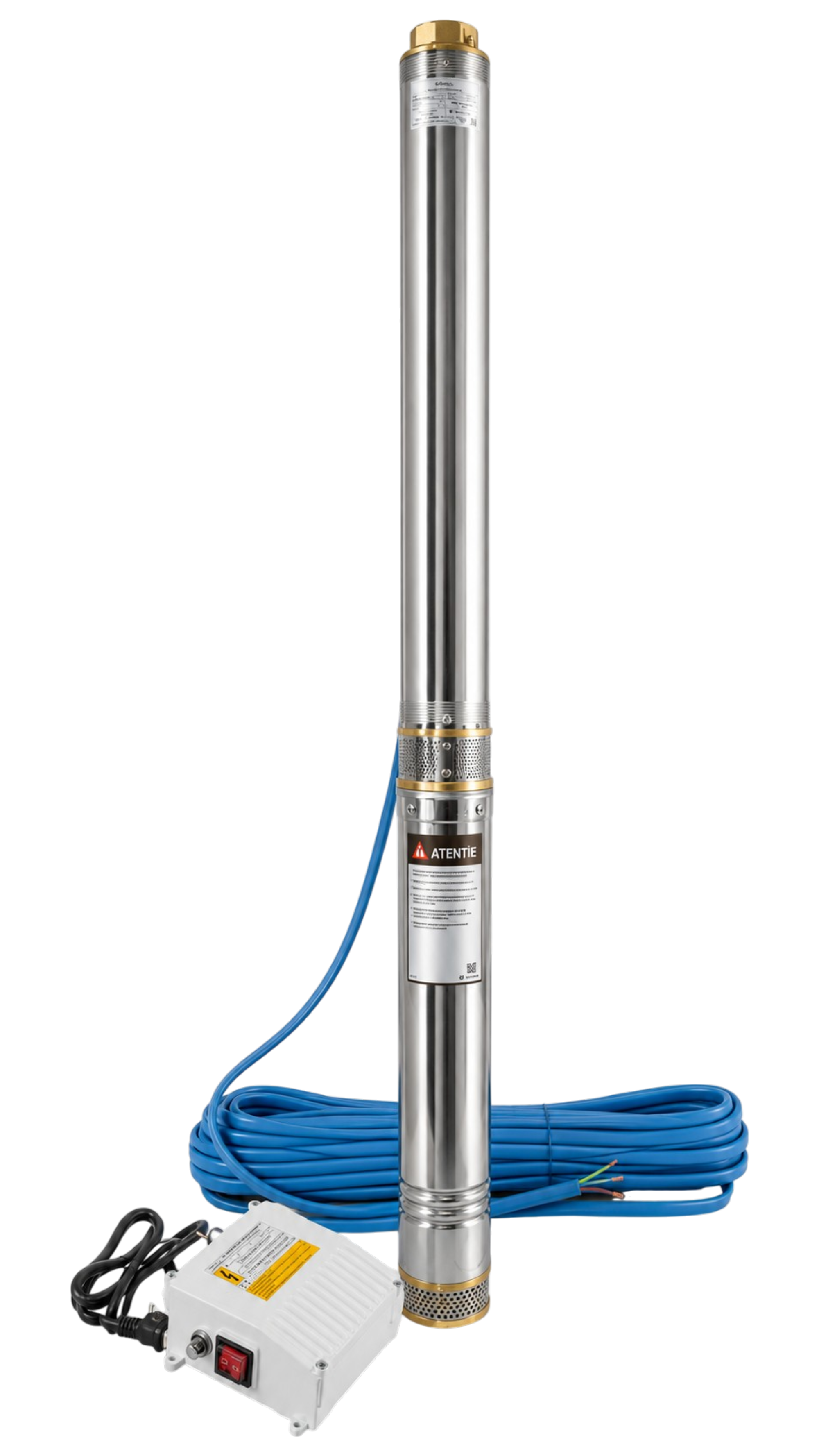 Pompă submersibilă GrunWerk GW7605, 2200 W, 20 turbine