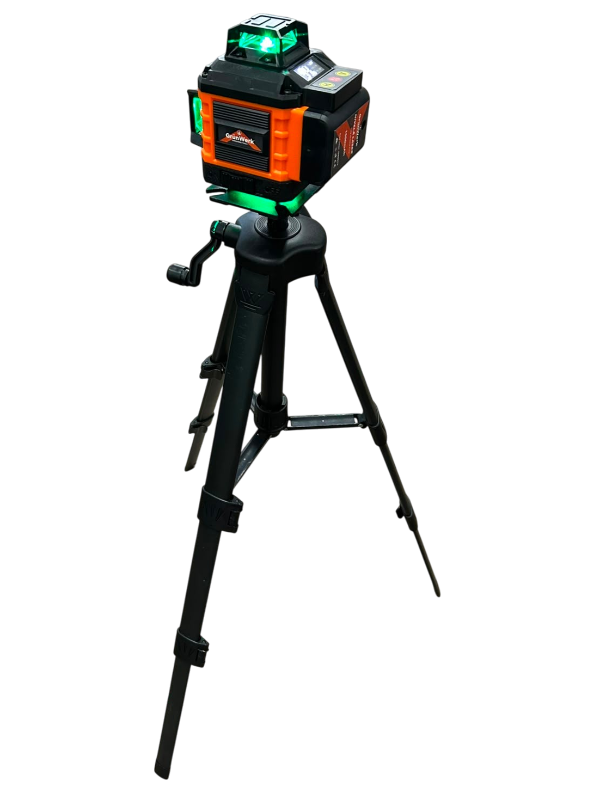 Nivelă laser GrunWerk GW0013, 4D, 16 linii, cu trepiede