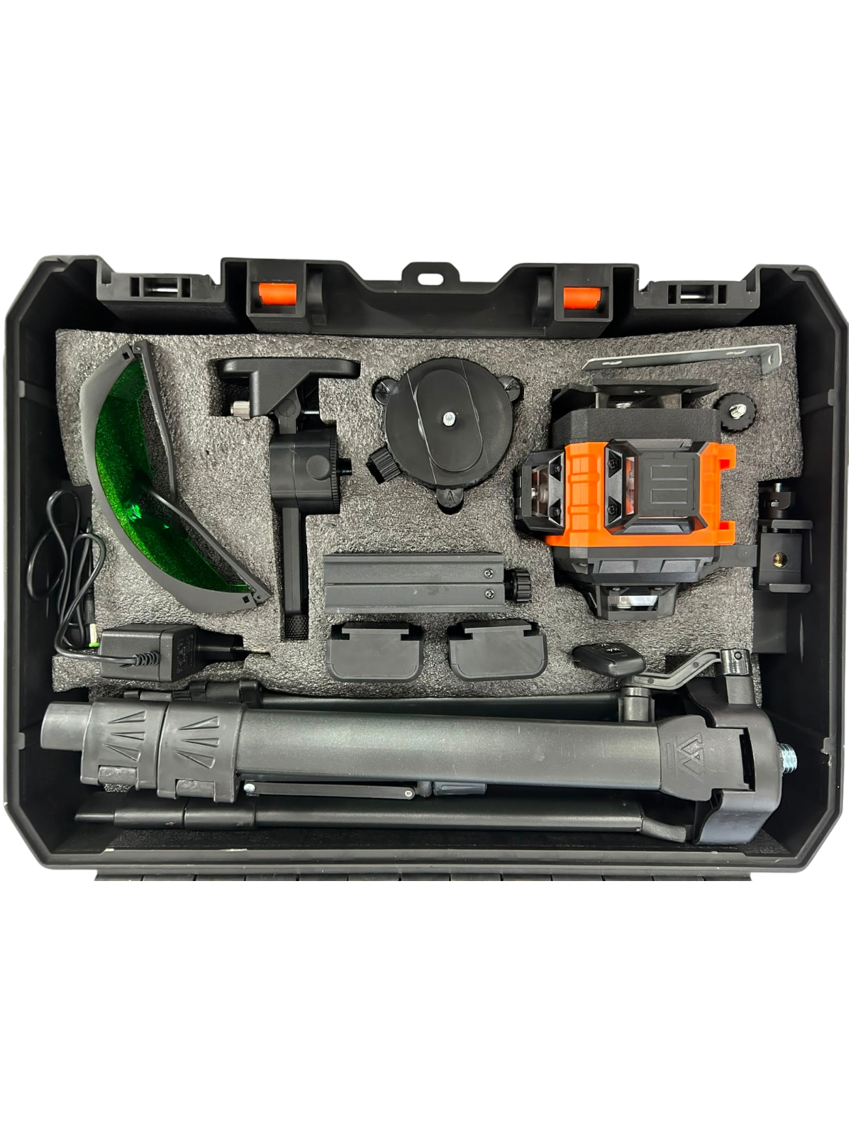 Nivelă laser GrunWerk GW0013, 4D, 16 linii, cu trepiede