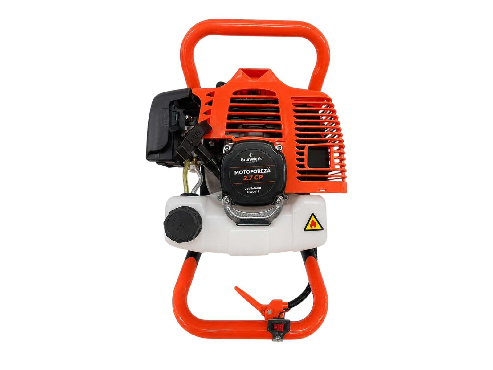 Motoforeză GrunWerk GW0019, 48 cm³, 2,5 CP, fără burghiu