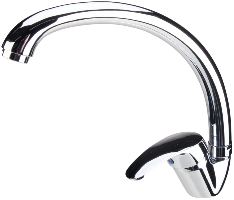 Baterie de bucătărie Aqua Lebădă tip C, cartuș ceramic 40 mm