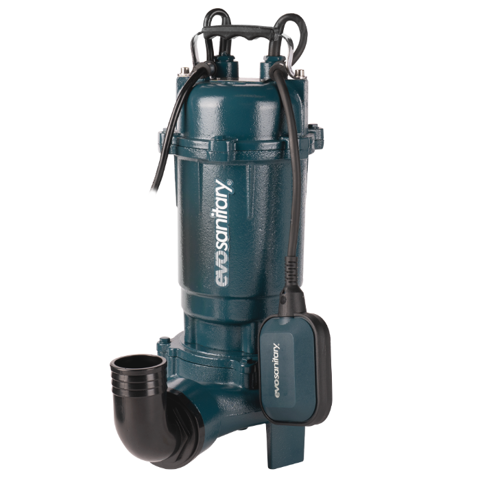 Pompă submersibilă cu tocător EvoSanitary WQD10-10-0.75DF, 750 W