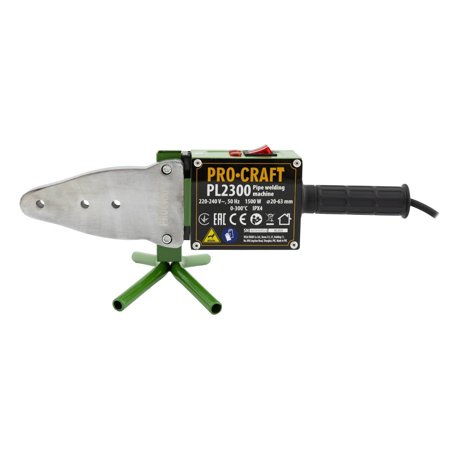 Plită de sudură PPR ProCraft PL2300, 1500 W