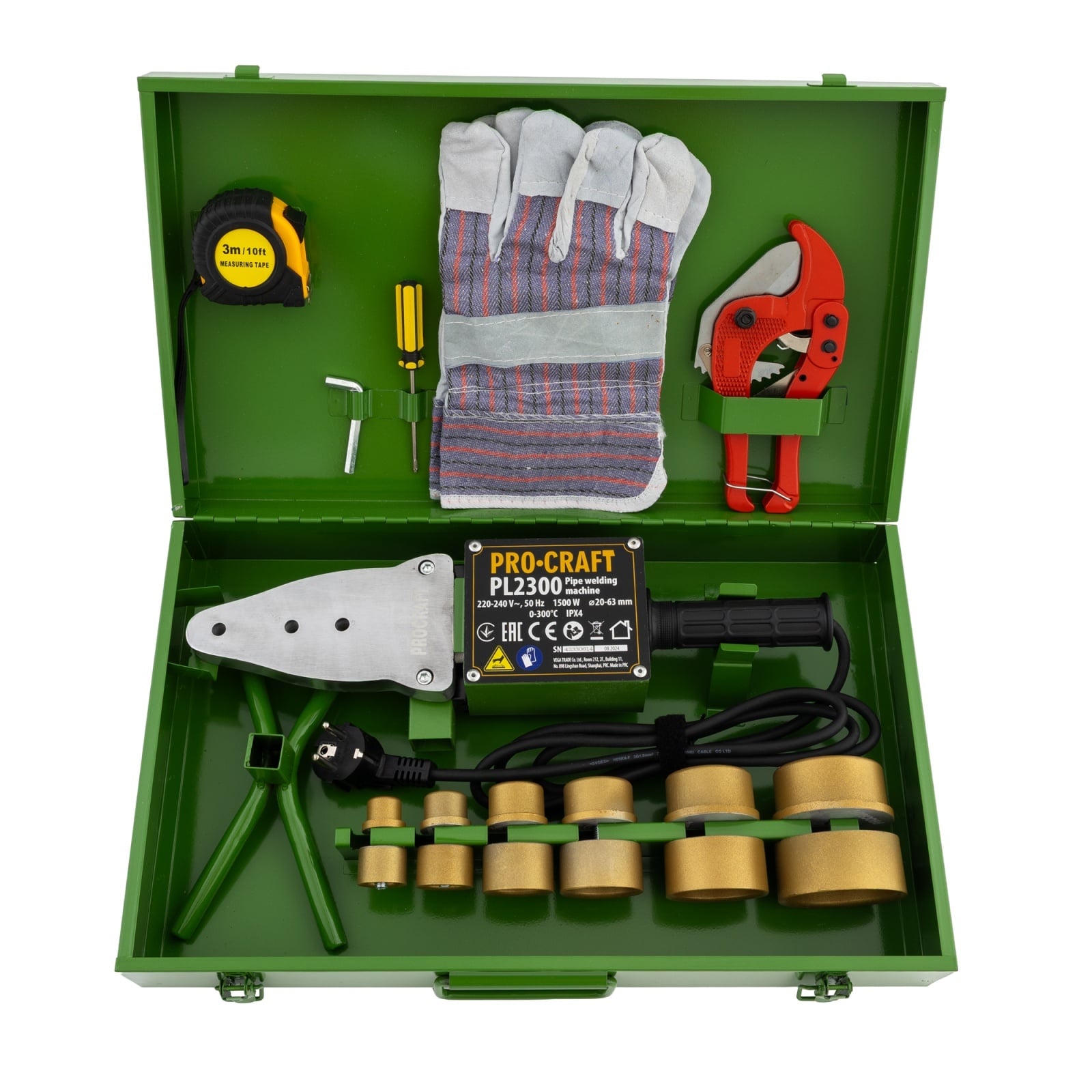 Plită de sudură PPR ProCraft PL2300, 1500 W