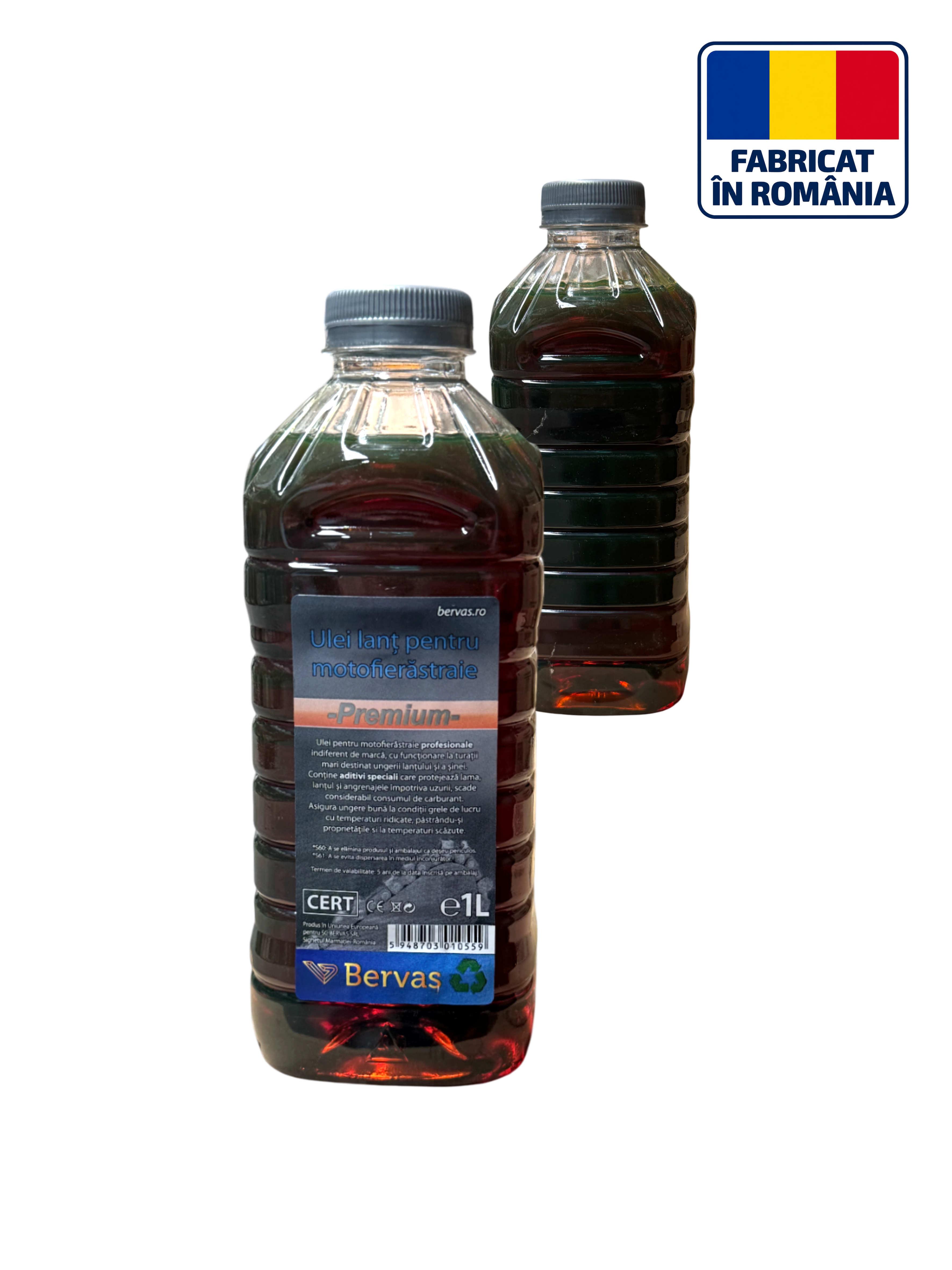 Ulei pentru ungerea lanțului de drujbă Bervas D215 Premium, 1 l