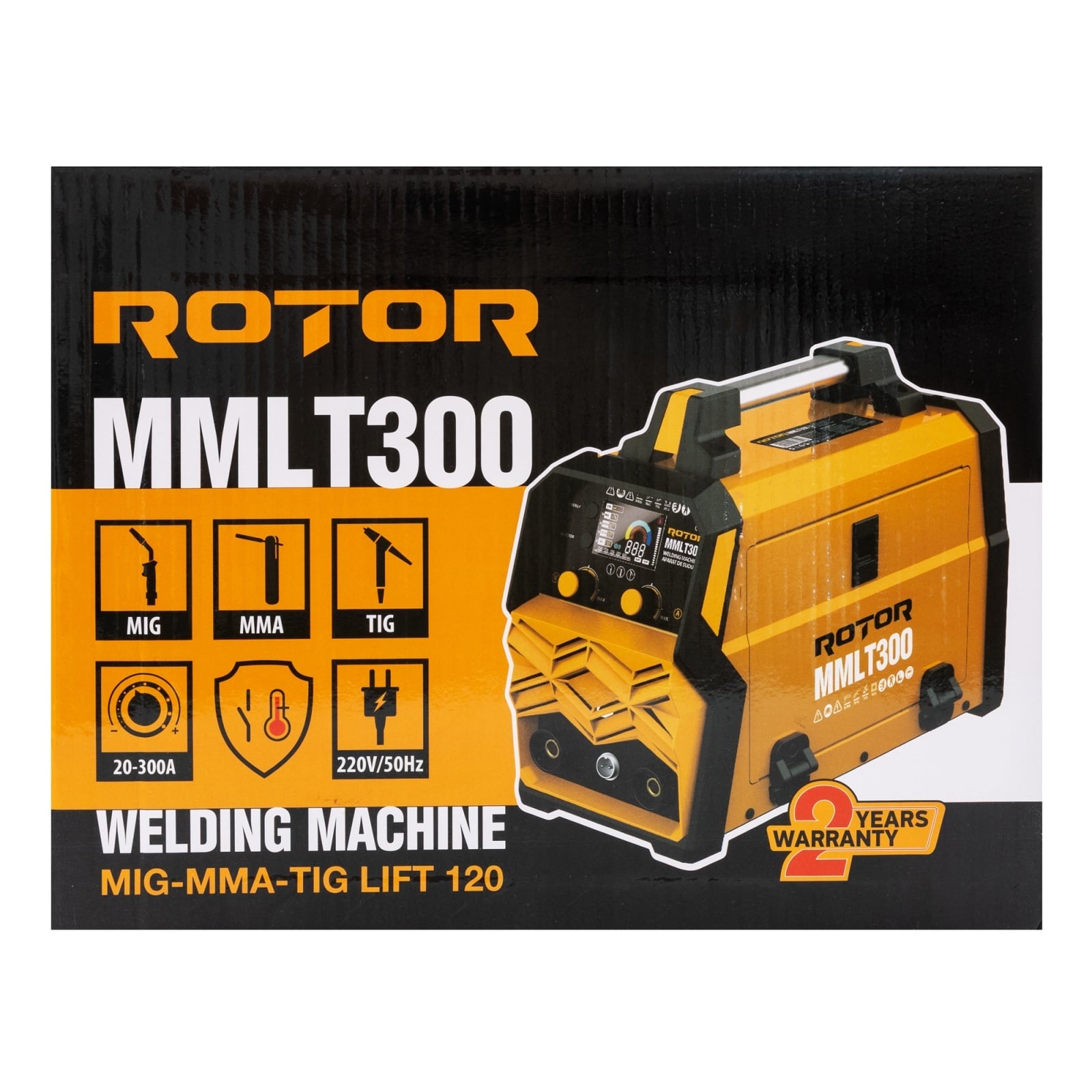 Aparat de sudură ROTOR MMLT-300, MIG/MMA/Lift-TIG