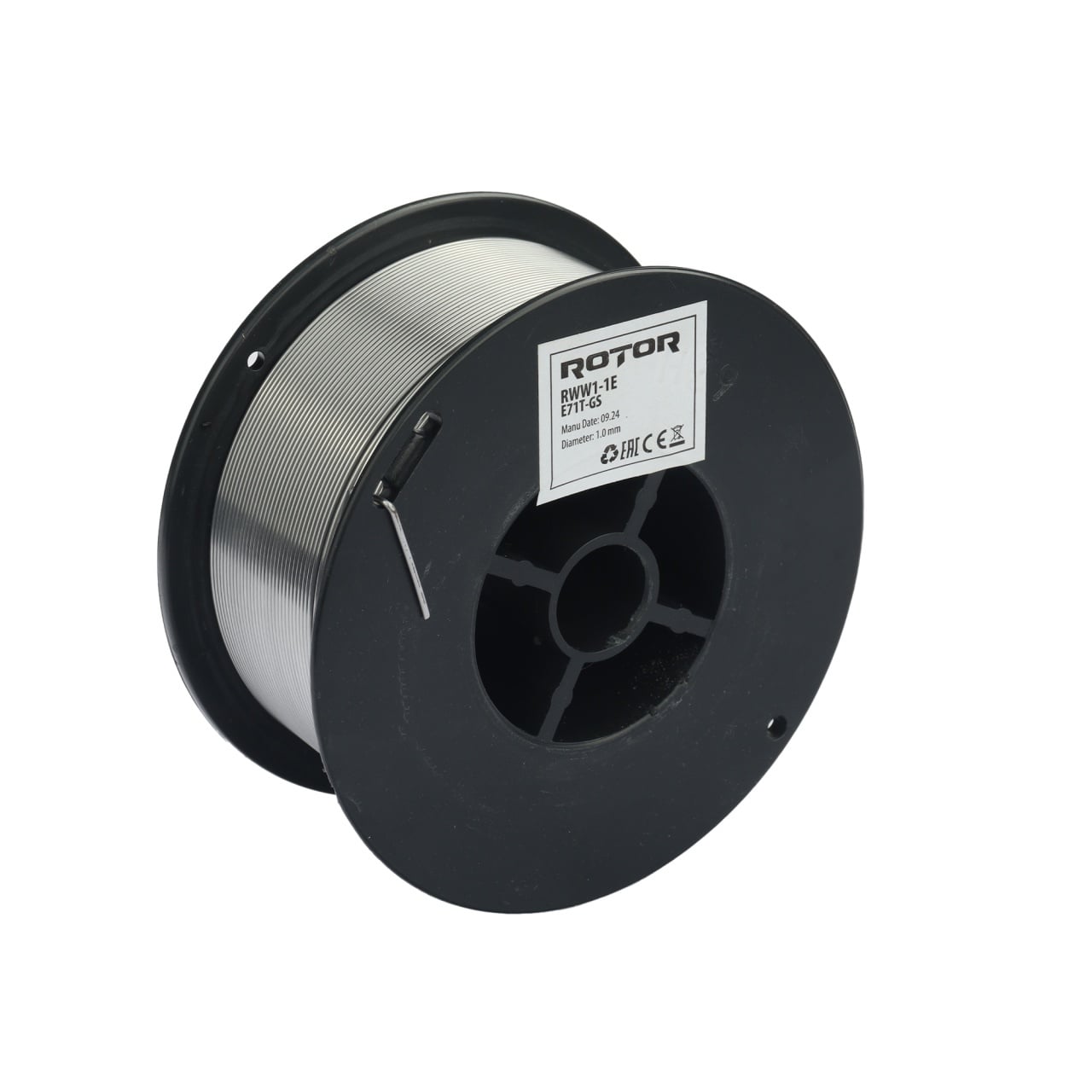 Sârmă de sudură flux fără gaz ROTOR RWW1-1E, 1 mm, 1 kg