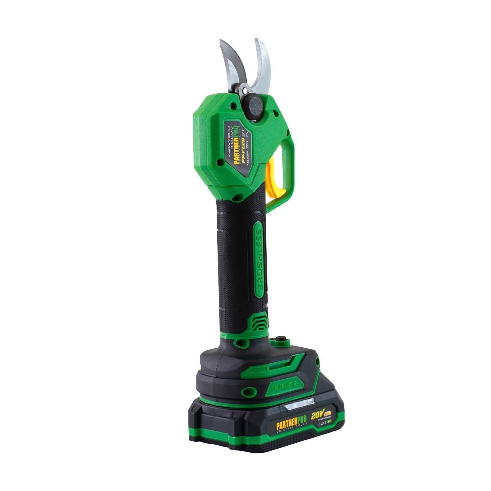 Foarfecă electrică PARTNERPRO PP-FE2A, 20 V, 2 Ah, fără perii