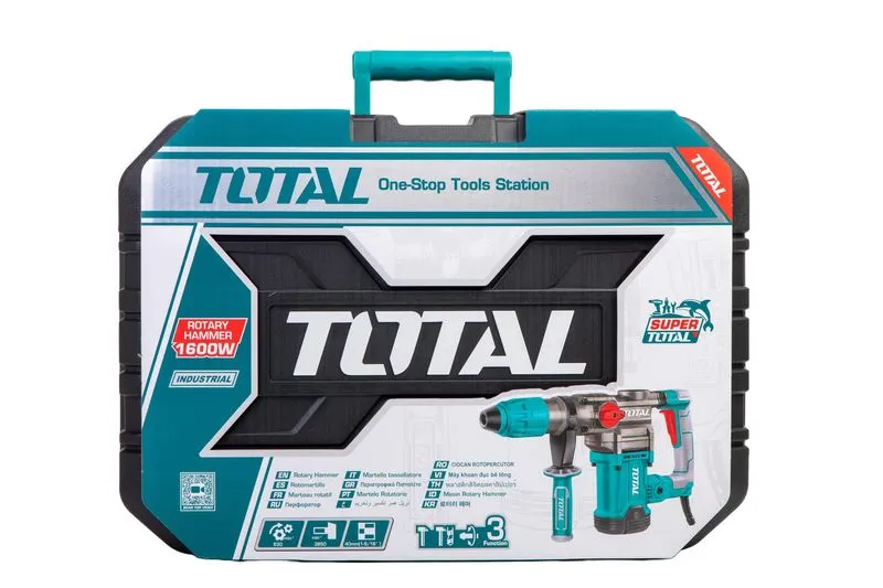 Ciocan rotopercutor TOTAL TH1163855, 1600 W, 10 J, SDS MAX